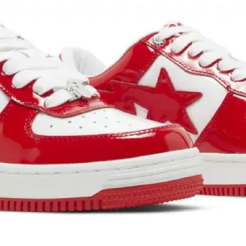 Men Red Star Sneakers